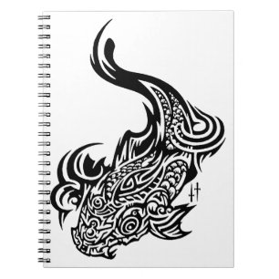 Koi Photo Notebook (80 Pages B&W)
