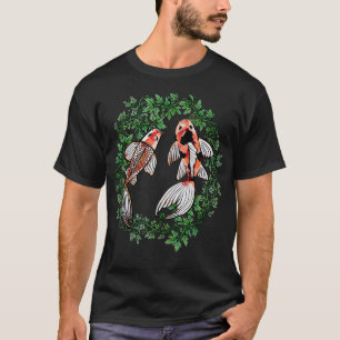 Koi Pond Art I Love Koi Fish Watercolor T-Shirt