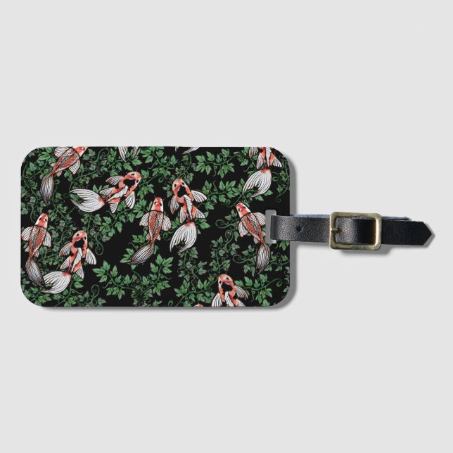 Koi Pond Fish Artwork                              Luggage Tag (Front Horizontal)