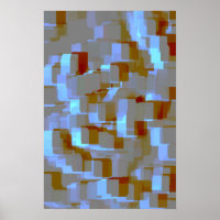 "Koi Pond" Geometric Art