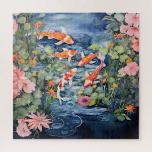 Koi Pond Jigsaw Puzzle