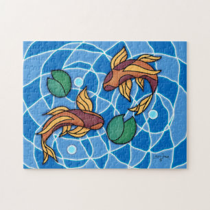 Koi Pond Jigsaw Puzzle