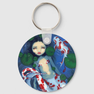 "Koi Pond Mermaid" Keychain