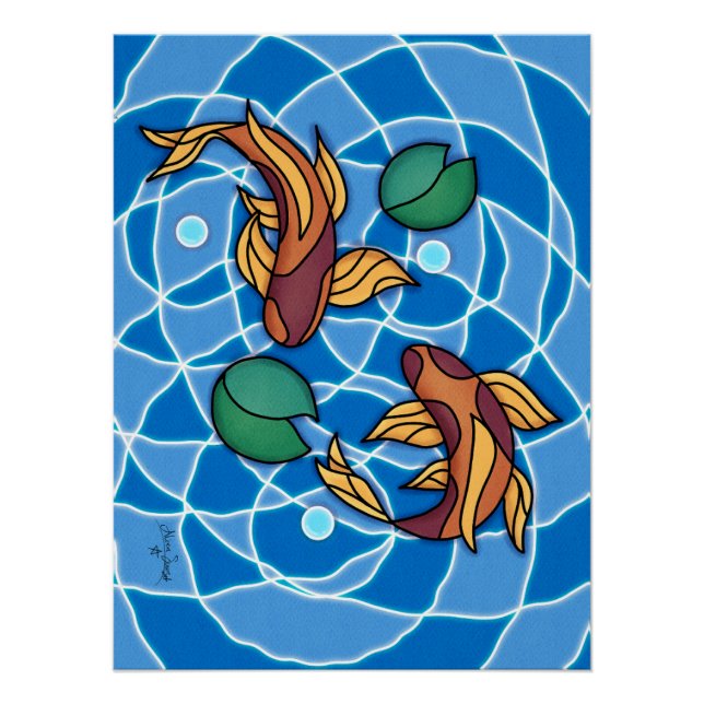 Koi Pond Poster (Front)