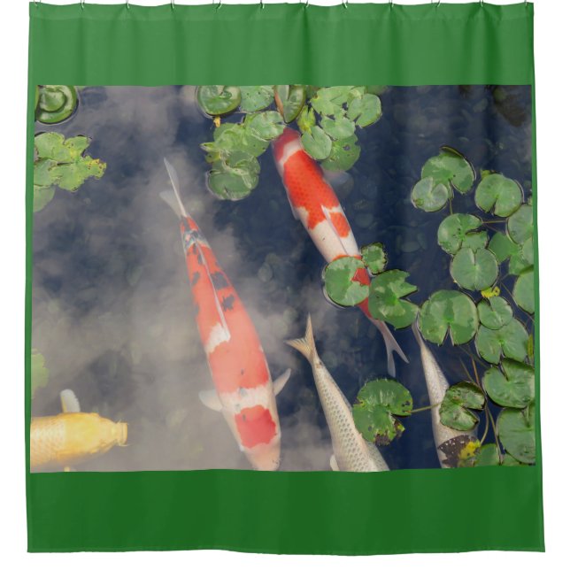 Koi Pond Shower Curtain (Front)