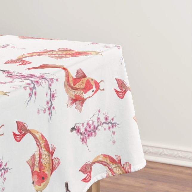 Koi Pond Tablecloth (In Situ)