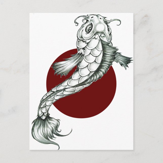 Koi Postcard (Front)