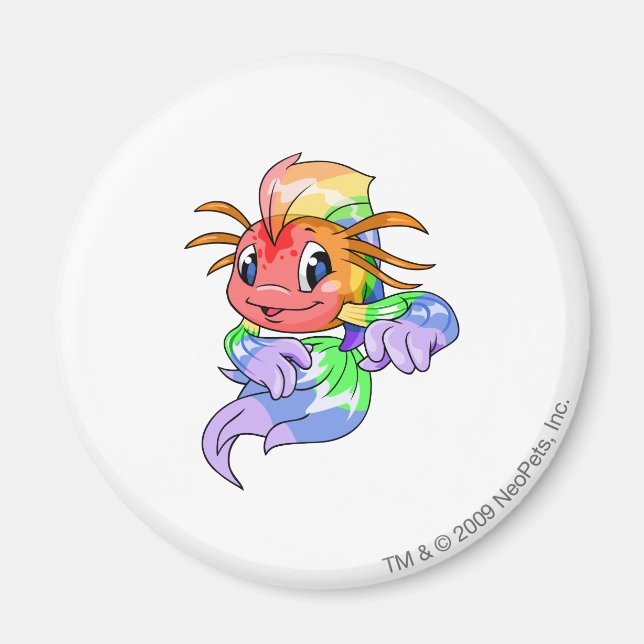 Koi Rainbow Magnet (Front)