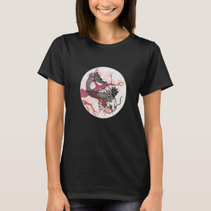Koi Sakura Tree Prosperity Cherry Blossom Japanese T-Shirt