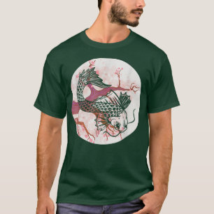 Koi Sakura Tree Prosperity Cherry Blossom Japanese T-Shirt