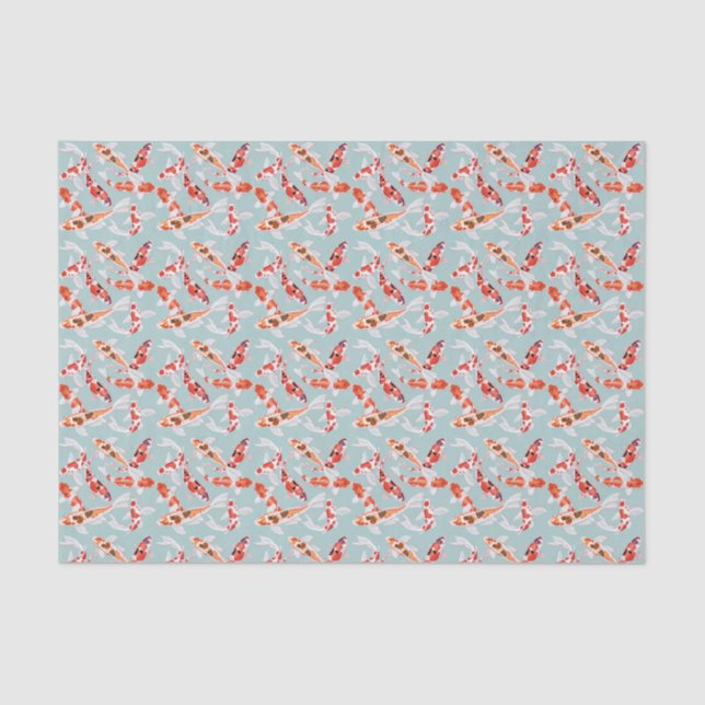 Koi small print tissue paper (Front)