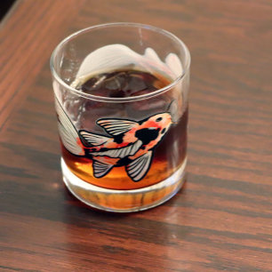 Koi Whiskey Glass