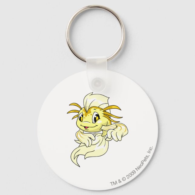 Koi Yellow Key Ring (Front)