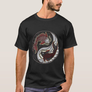 Koi Yin Yang Koi Ying Yang Koi Yoga T-Shirt