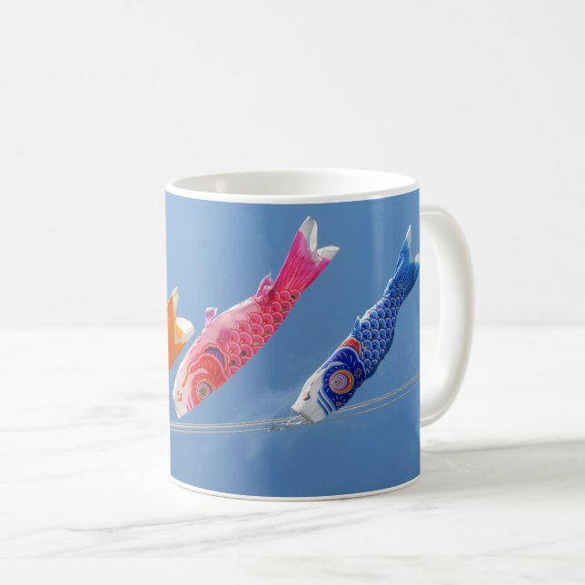 Koinobori (carp streamers): Japan Coffee Mug (Front Right)