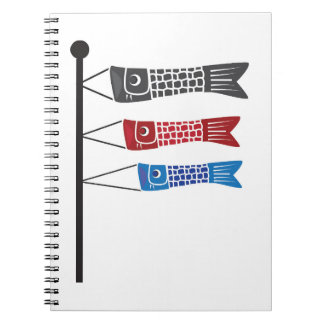 Koinobori or Carp Streamers Notebook