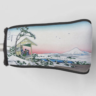 Koishikawa Tea House View Mt. Fuji by Hokusai  Golf Head Cover