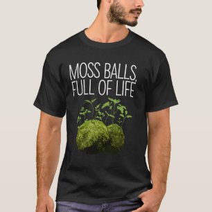 Kokedama Moss Ball Planting Japanese Gardening Bon T-Shirt