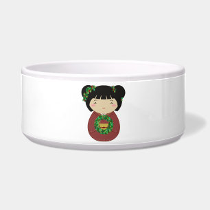 Kokeshi Christmas Wreath
