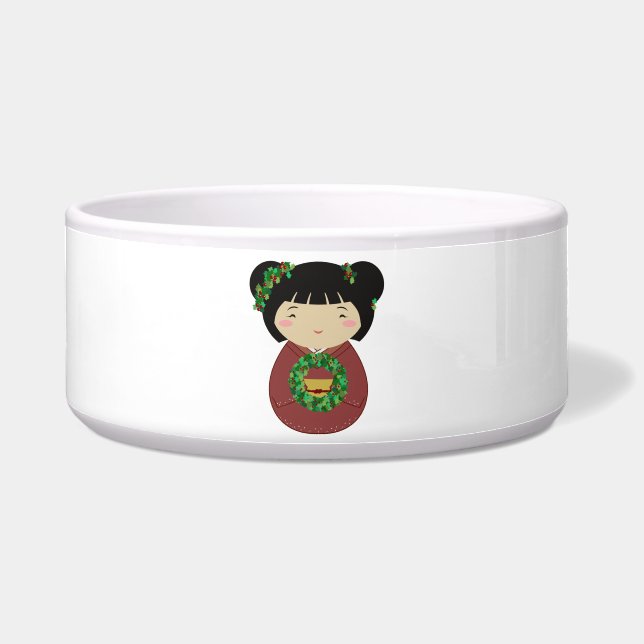 Kokeshi Christmas Wreath (Front)