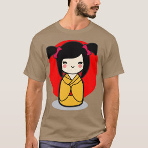 Kokeshi Doll Girl T-Shirt