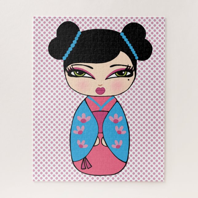 Kokeshi Doll Puzzle (Vertical)