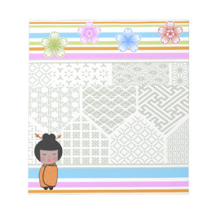 kokeshi dragonflies notepad