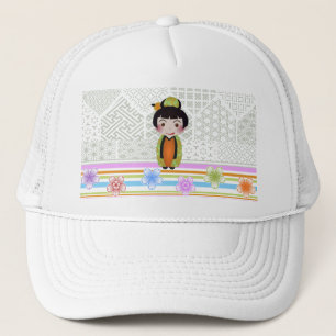 kokeshi noshi trucker hat