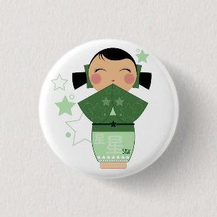 Kokeshi Star Pin
