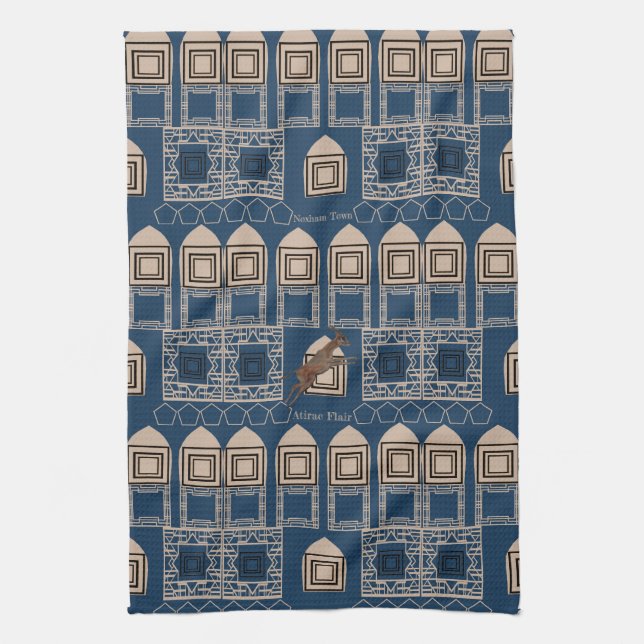 Kökhandduk Noxham Town, Atirac Flair Tea Towel (Vertical)