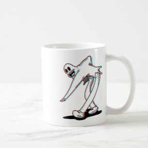 Koko The Clown Ghost Glitch Dancing Coffee Mug