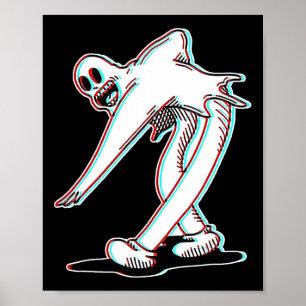 Koko The Clown Ghost Glitch Dancing  Poster
