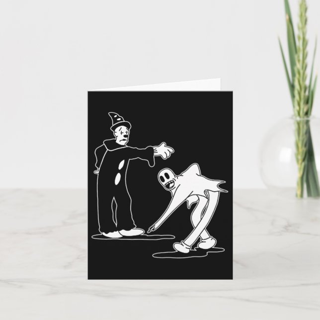 Koko The Clown Ghost Magic Dance  Card (Front)