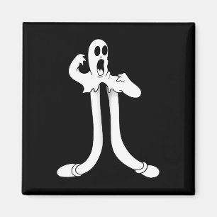 Koko The Clown Ghost Splits Blackwork Magnet