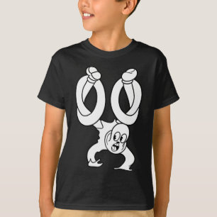 Koko The Clown Ghost Twisted Blackwork T-Shirt