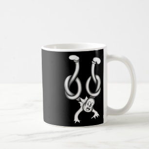 Koko The Clown Ghost Twisted Up Coffee Mug