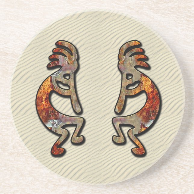 Kokopelli, Ancient  Flute Player of the Desert Coaster (Front)