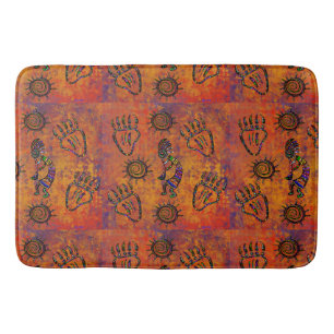 Kokopelli Art Bath Mat