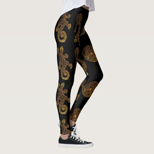 Kokopelli Art Leggings (Right)