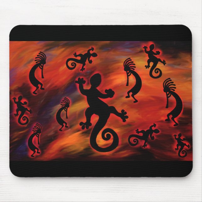Kokopelli Art Mouse Pad (Front)