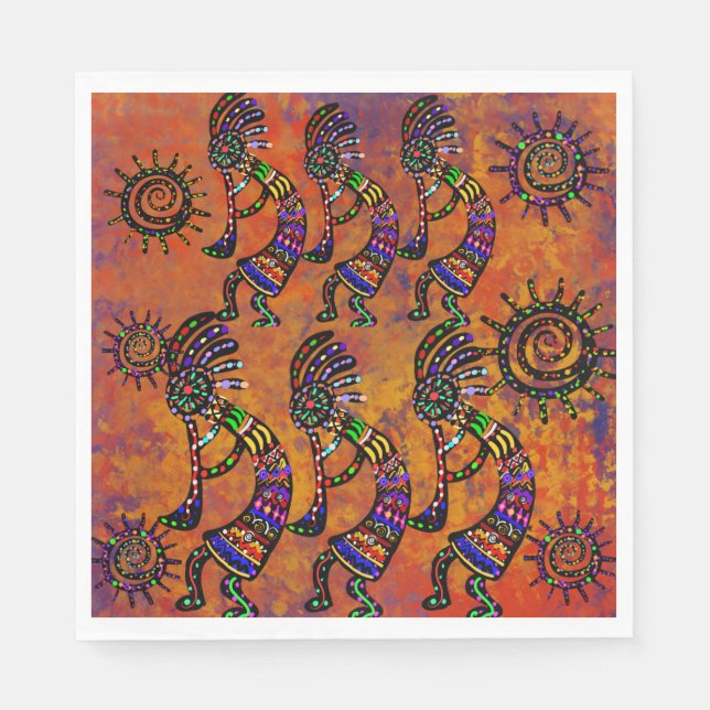 Kokopelli Art  Napkin (Front)