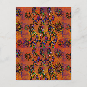 Kokopelli Art Postcard