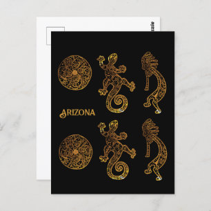 Kokopelli Art Postcard