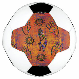 Kokopelli Art Soccer Ball