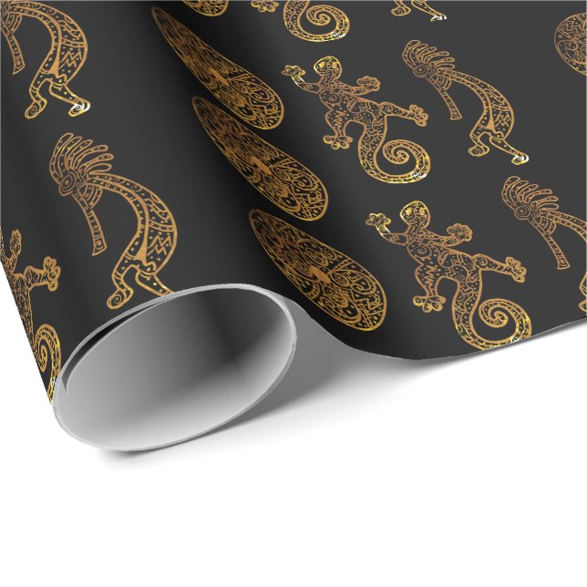 Kokopelli Art Wrapping Paper (Roll Corner)