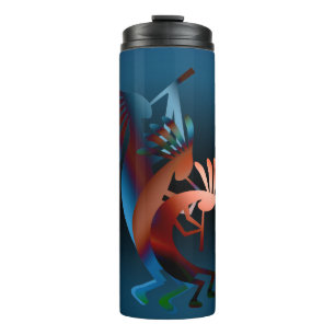 Kokopelli Blues Music Design Thermal Tumbler
