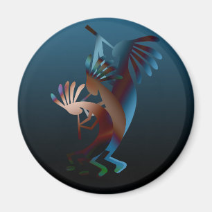 Kokopelli Blues Music Magnet