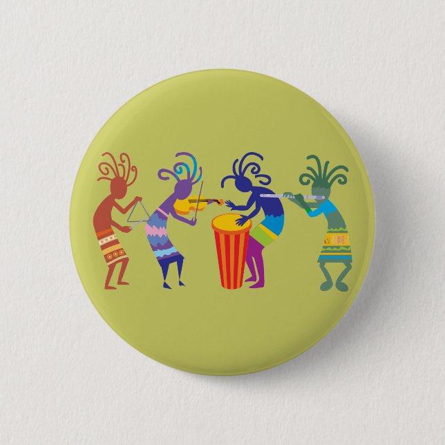 Kokopelli Buttons (Front)