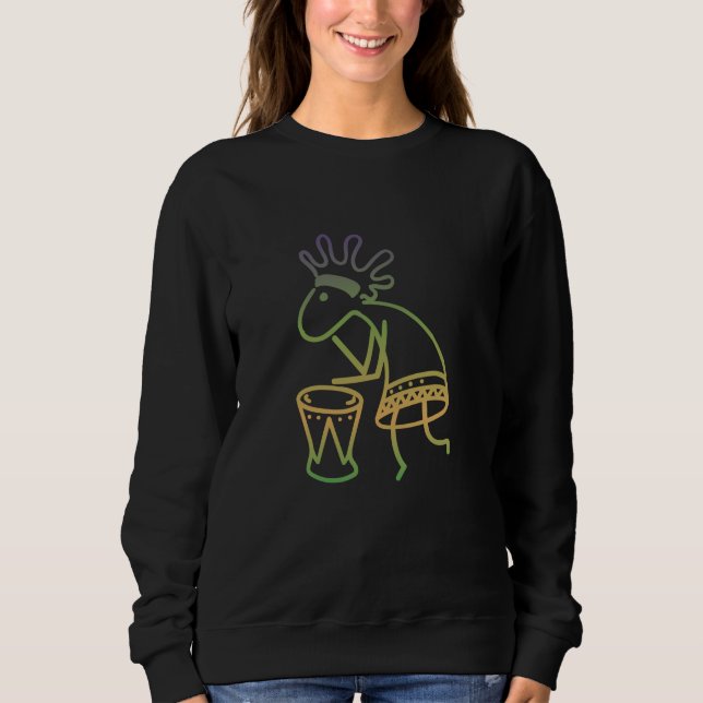 Kokopelli Colourful Sweatshirt (Front)