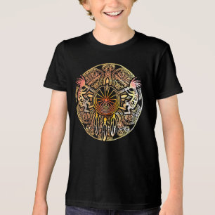 Kokopelli Duo - Man In The Maze - Dreamcatcher 1 Tri-Blend Shirt